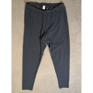 J Jill Pima Ankle Leggings Size XL Navy Loungewear Cotton Soft Pull On Stretch